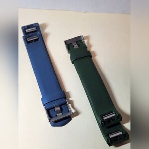 Fitbit Charge 2 Unisex Replacement Strap Set Blue and Green Large